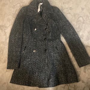 Ricki’s salt, and pepper wool blend coat